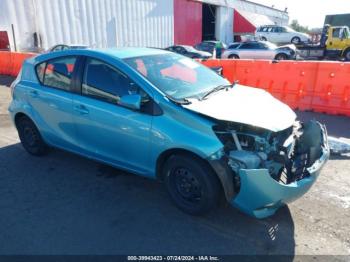  Salvage Toyota Prius c