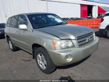  Salvage Toyota Highlander