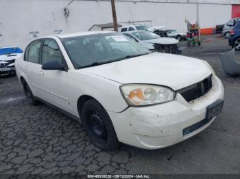  Salvage Chevrolet Malibu