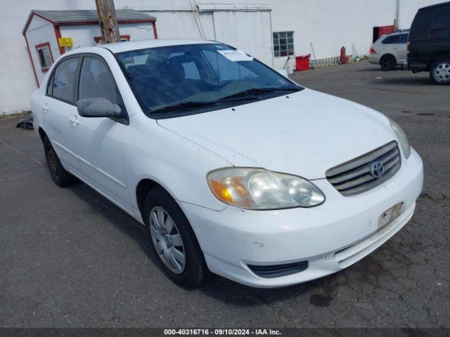  Salvage Toyota Corolla