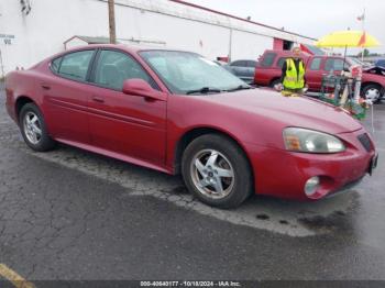  Salvage Pontiac Grand Prix