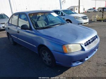  Salvage Hyundai ACCENT