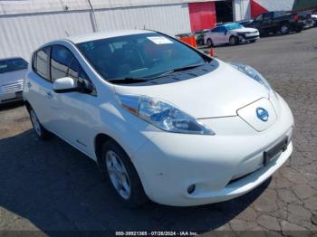  Salvage Nissan LEAF