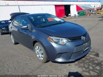  Salvage Toyota Corolla