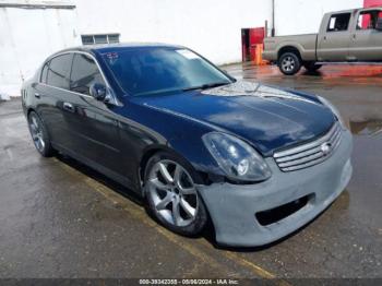  Salvage INFINITI G35