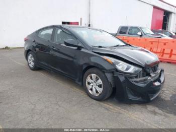  Salvage Hyundai ELANTRA