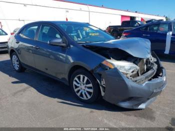  Salvage Toyota Corolla