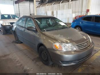  Salvage Toyota Corolla