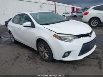  Salvage Toyota Corolla