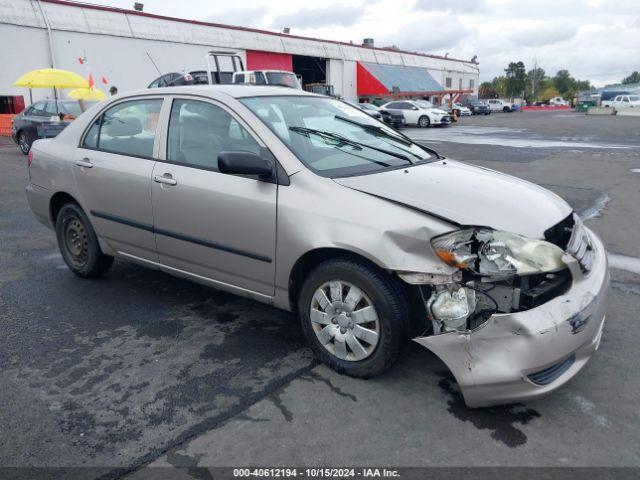  Salvage Toyota Corolla