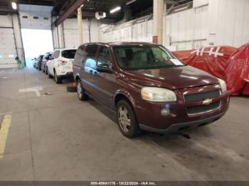  Salvage Chevrolet Uplander