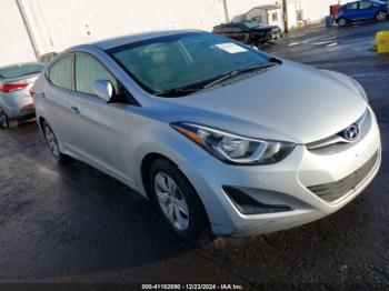  Salvage Hyundai ELANTRA