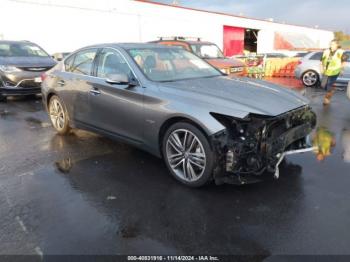  Salvage INFINITI Q50 Hybrid