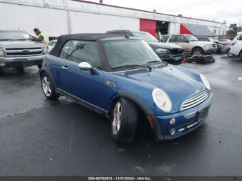  Salvage MINI Cooper