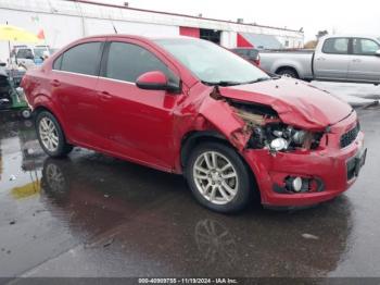  Salvage Chevrolet Sonic