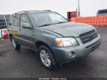  Salvage Toyota Highlander