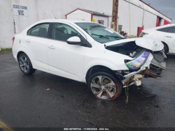  Salvage Chevrolet Sonic