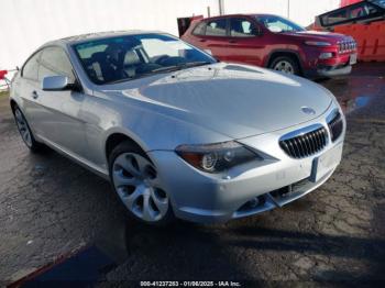  Salvage BMW 6 Series