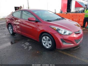  Salvage Hyundai ELANTRA