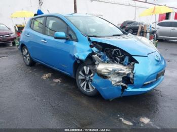  Salvage Nissan LEAF