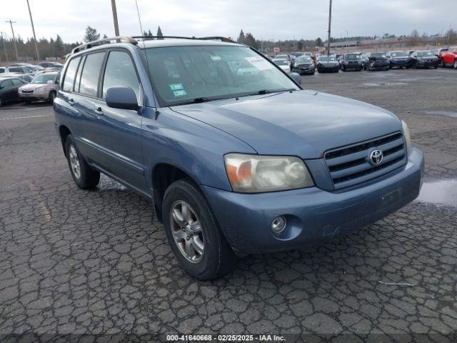  Salvage Toyota Highlander