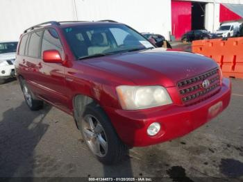  Salvage Toyota Highlander