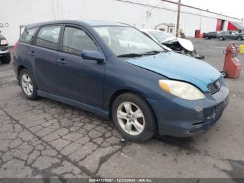  Salvage Toyota Matrix