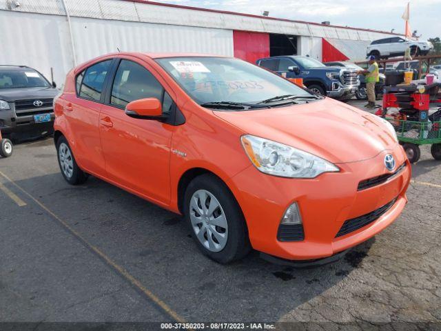  Salvage Toyota Prius c