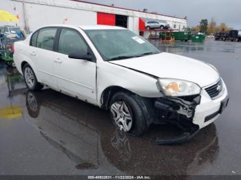  Salvage Chevrolet Malibu