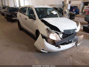  Salvage Toyota Matrix