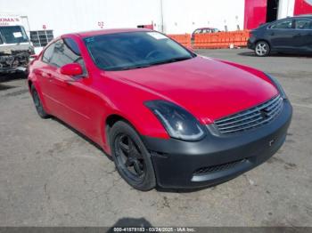  Salvage INFINITI G35