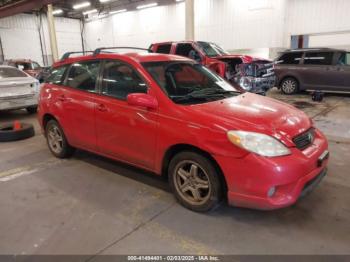  Salvage Toyota Matrix