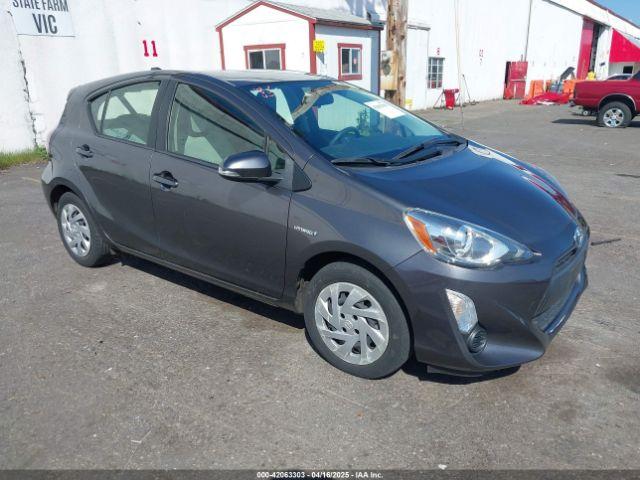  Salvage Toyota Prius c