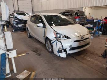  Salvage Toyota Prius c