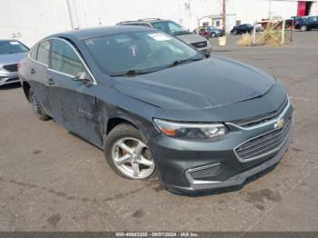  Salvage Chevrolet Malibu