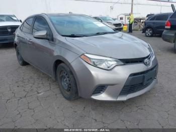  Salvage Toyota Corolla