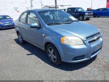  Salvage Chevrolet Aveo
