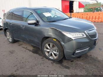  Salvage Acura MDX