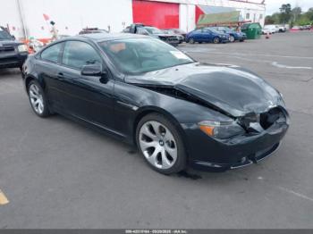  Salvage BMW 6 Series