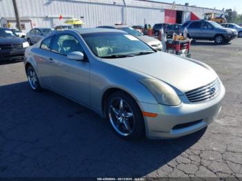  Salvage INFINITI G35