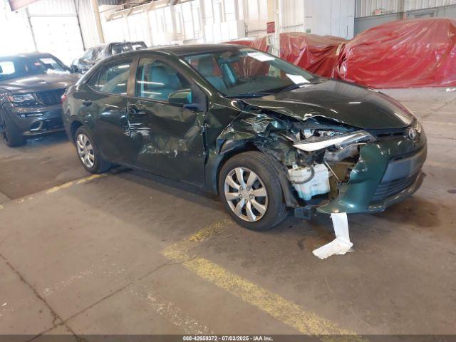  Salvage Toyota Corolla