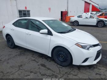  Salvage Toyota Corolla
