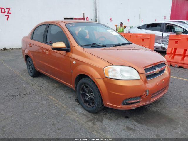  Salvage Chevrolet Aveo