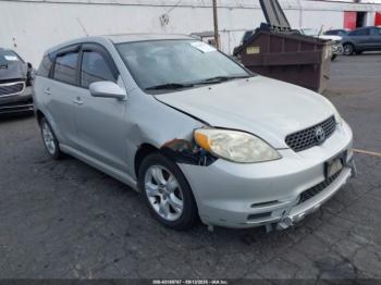  Salvage Toyota Matrix
