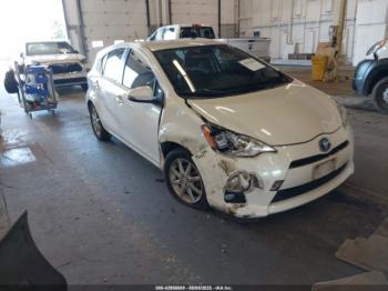  Salvage Toyota Prius c