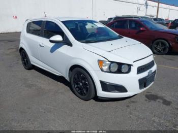  Salvage Chevrolet Sonic