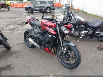  Salvage Triumph Motorcycle Street Triple