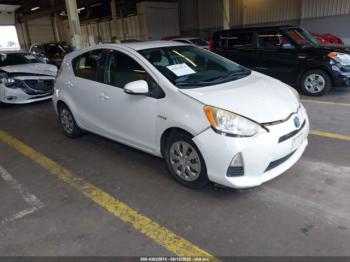  Salvage Toyota Prius c