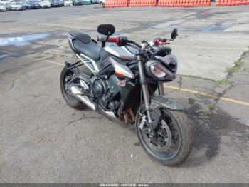  Salvage Triumph Motorcycle Street Triple