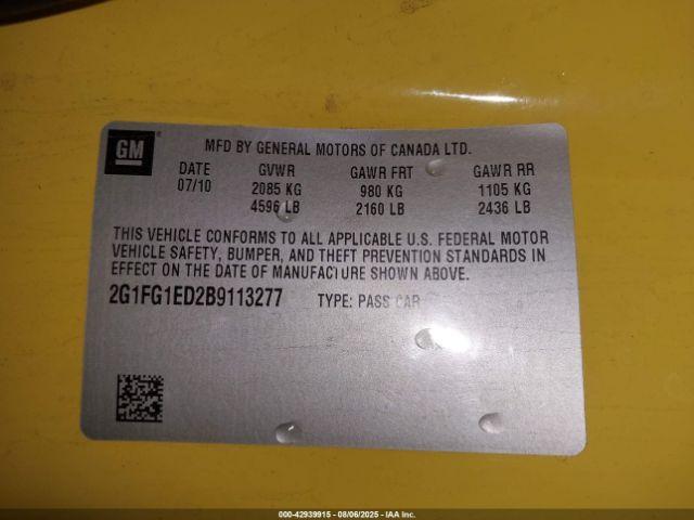 Chevrolet Camaro 2lt Image 11